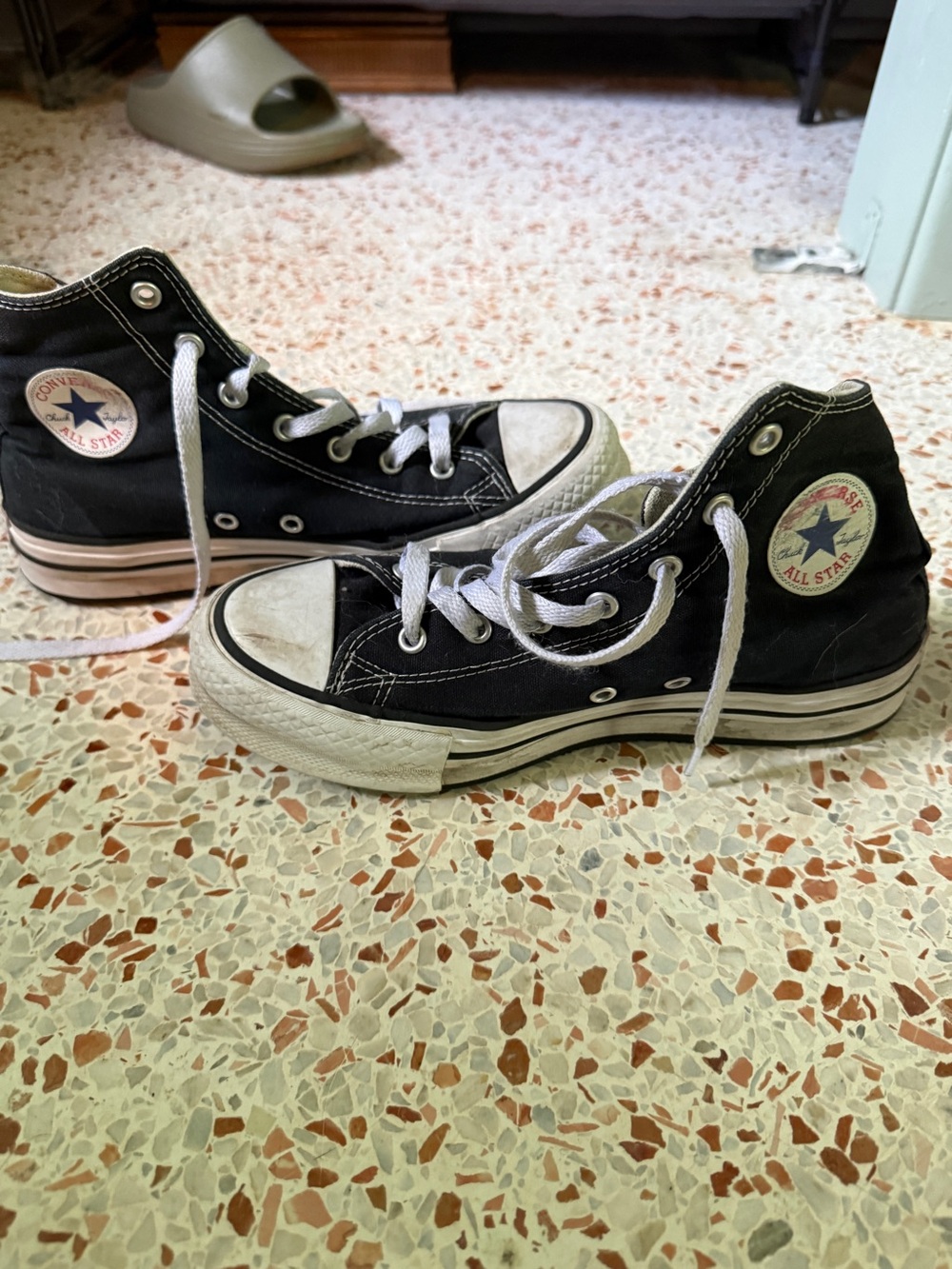 Converse hi tops black kids